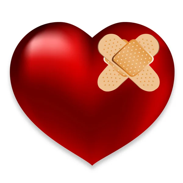 Καρδιά με γύψο — Διανυσματικό Αρχείο