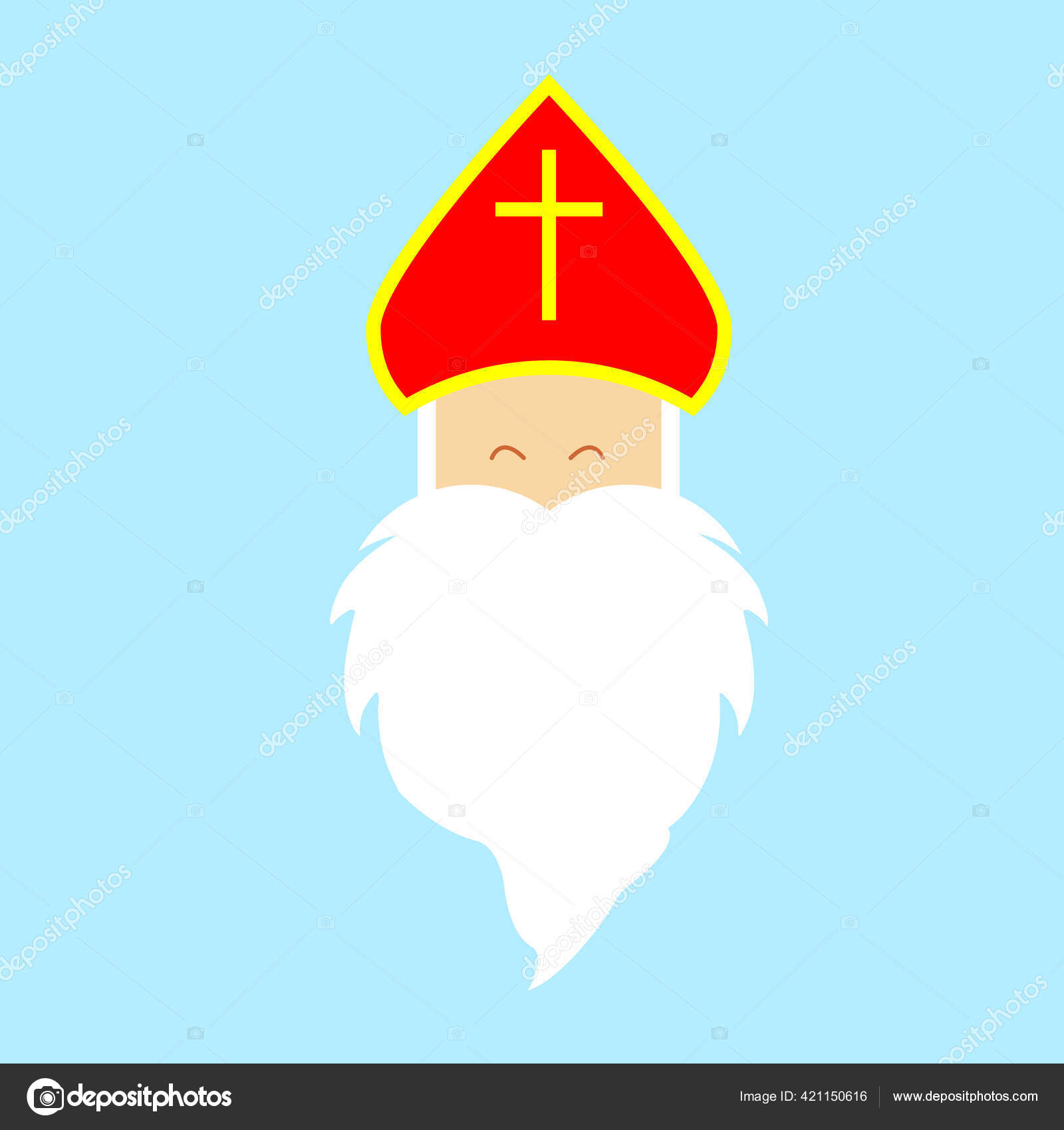 Saint Nicholas Clipart Dia Ilustração Arte Vetorial imagem vetorial de