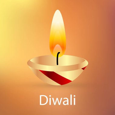 Diwali festivali afişi, vektör sanat illüstrasyonu.