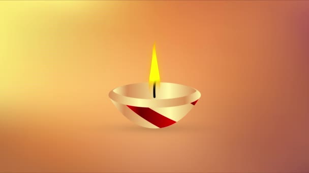 Diwali Festival Banner Art Video Ilustrace — Stock video