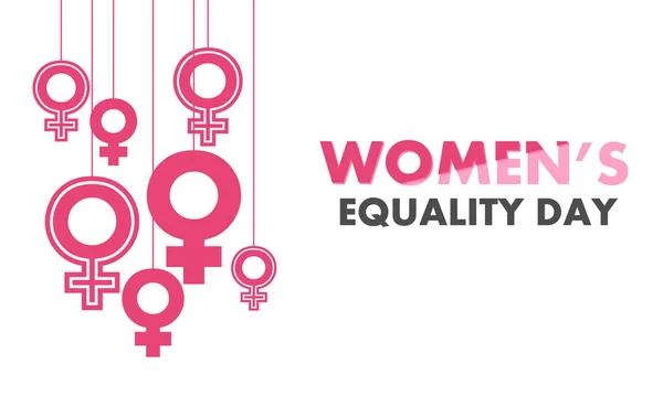 Signos Género Para Día Igualdad Las Mujeres Ilustración Arte Vectorial — Vector de stock