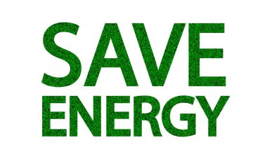 Typography Enerji Çim Dokusunu Kaydet, vektör Sanatı Çizimi.