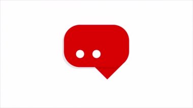 Üç nokta diyalog kutusu, sanat videosu illüstrasyonu.
