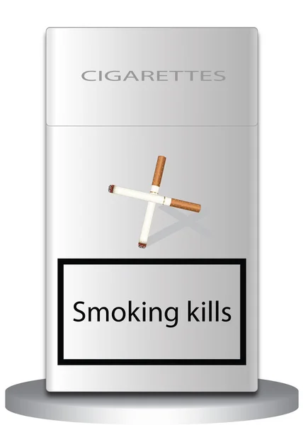 Fumar mata — Vector de stock