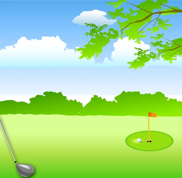 Golfen — Stockvector