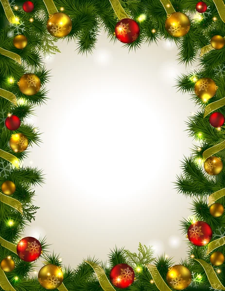 Cadre de Noël — Image vectorielle