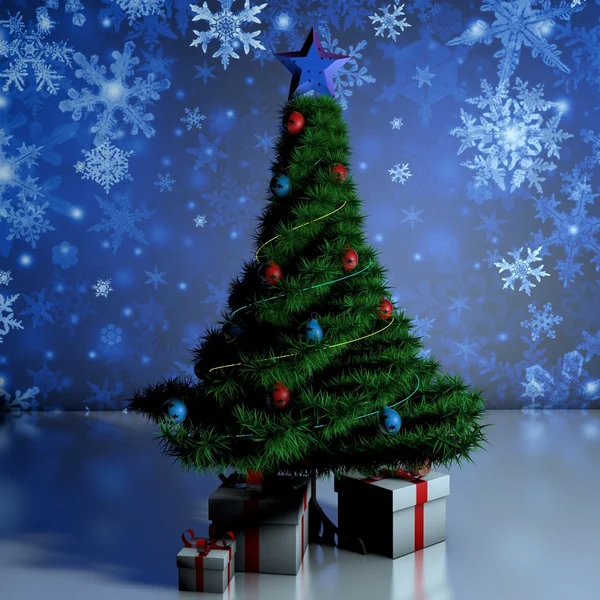 Gifts under the tree — Stock Photo, Image