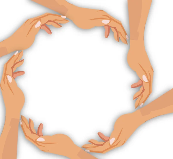 Hand cooperation — Stock Photo, Image