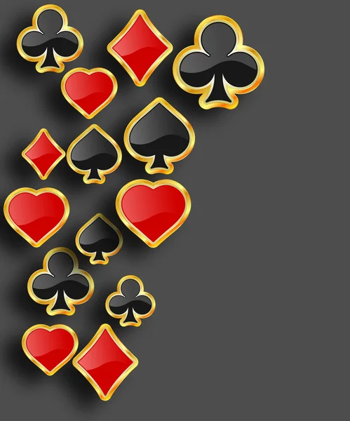 Fond de poker abstrait — Image vectorielle