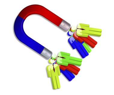 İnsanlar mıknatıs