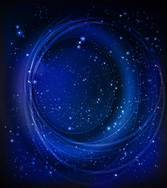 Espace grand trou noir — Image vectorielle