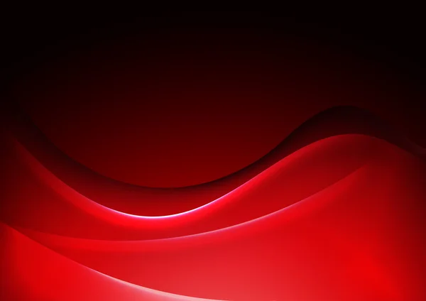 抽象的红色山岗 — 图库矢量图片