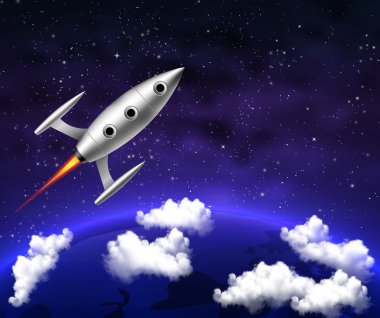 Uzay gemisi Dünya planetoy uçar