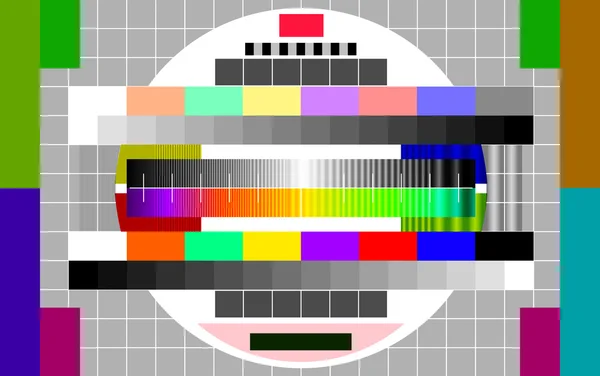 Problemas técnicos en la televisión — Archivo Imágenes Vectoriales