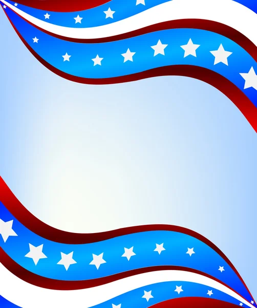 Bandera de fondo de bandera estadounidense abstracta — Vector de stock