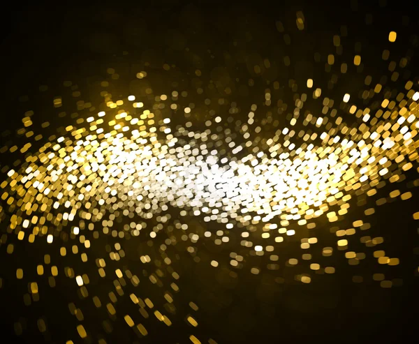 Abstract vector golden background bokeh — Stok Vektör