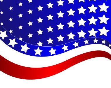ABD bayrağı soyut gösteren resim