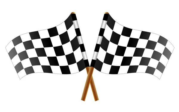 Checkered flag — Stock Vector