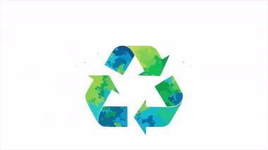 Küresel Gün tipografisi, sanat videosu illüstrasyonunun geri dönüşümü.