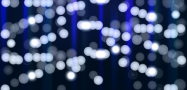 bokeh ile mavi arka plan