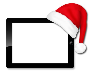 Tablet Ipad santa şapka