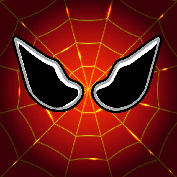 Máscara superhéroe Spiderman — Archivo Imágenes Vectoriales