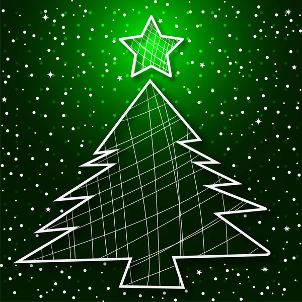 Vánoce a Nový rok pozadí — Stockový vektor