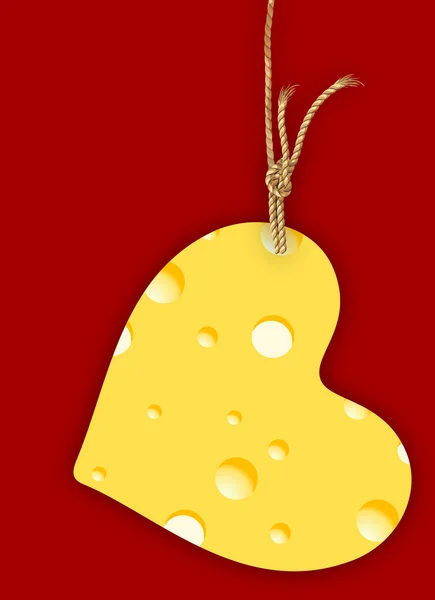 Fromage h eart — Image vectorielle