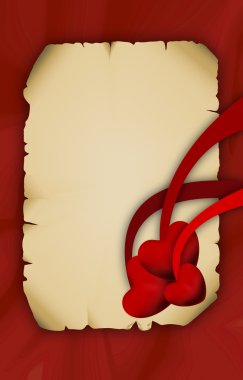 Sevgililer günü için parşömen