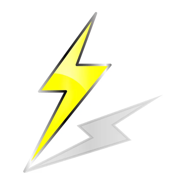 Lightning vector logo — Stock Vector