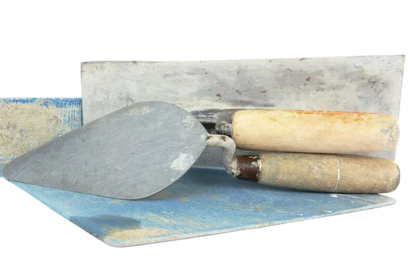 Construction lute trowels tools — Stock Photo, Image