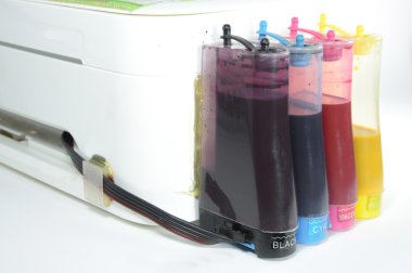 Mürekkep tankı yan görünüm