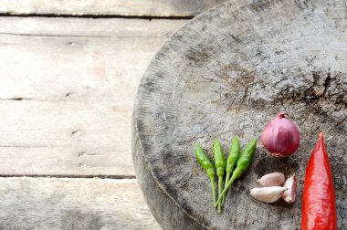 sebze sıcak ve baharatlı madde