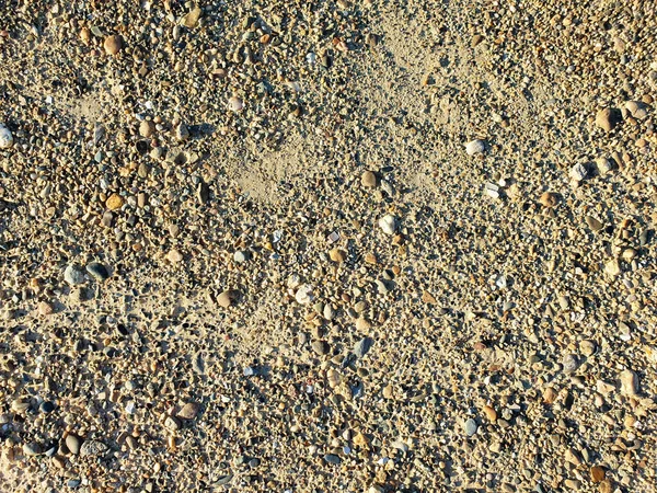 鹅卵石质感道路缓冲器用砂砾混合料 Asg 顶部视图 — 图库照片