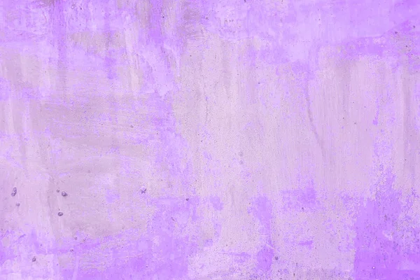 紫丁香或紫罗兰花粉刷墙背 混凝土结构特写 粗粉刷墙的结构 — 图库照片