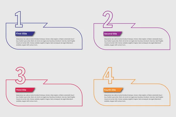 Infografik Vorlage Mit Geschäftskonzept Kann Für Prozessdiagramm Präsentationen Workflow Layout lizenzfreie Stockvektoren