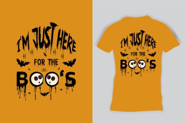 Cadılar Bayramı tişörtü. Erkekler ve kadınlar için. Ben sadece 