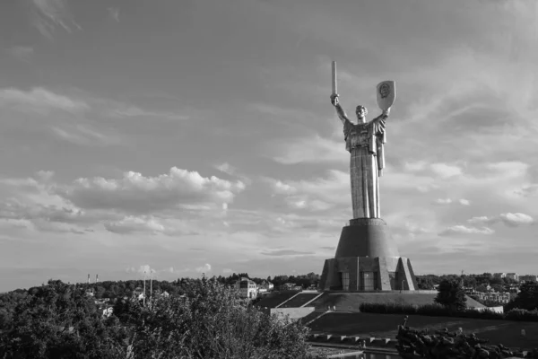 Berühmtes Mutterland Denkmal Kiew Ukraine — Stockfoto
