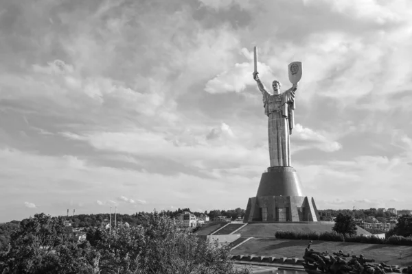 Célèbre Monument Patrie Kiev Ukraine — Photo