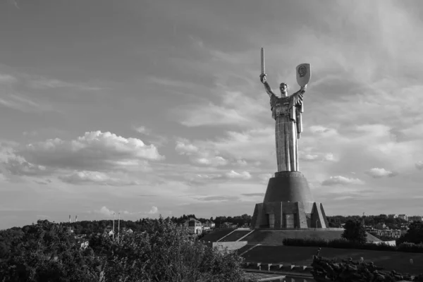 Famous Motherland Monument Kyiv Ukraine — Stock Photo, Image