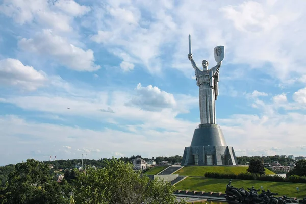 Знаменитий Пам Ятник Батьківщині Києві — стокове фото