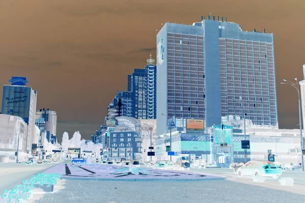  Kiev 'in sokaklarının, binalarının ve mimarisinin olumsuz imajı