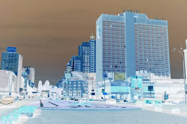  Kiev 'in sokaklarının, binalarının ve mimarisinin olumsuz imajı