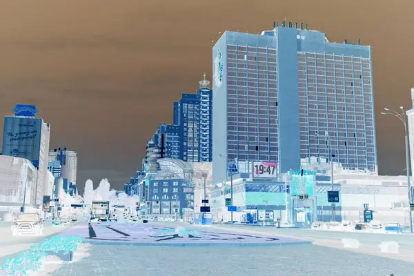  Kiev 'in sokaklarının, binalarının ve mimarisinin olumsuz imajı