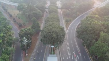 Jakarta, Endonezya - 26 Mayıs 2019: Semanggi Kavşağı (Endonezya dilinde 