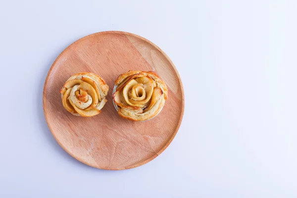 Mini apple rose pies