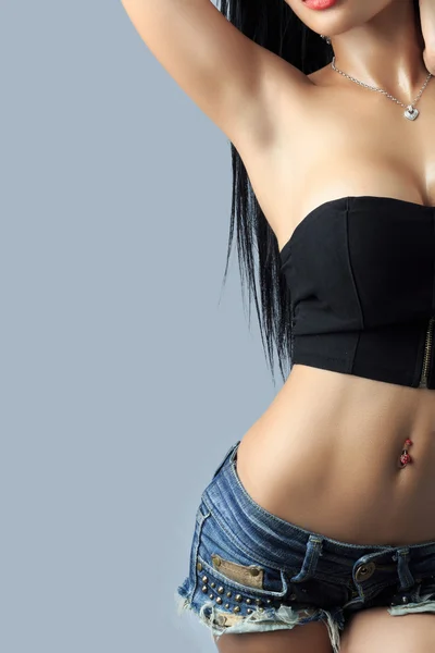 Beautiful slim body of woman — Stock Photo, Image