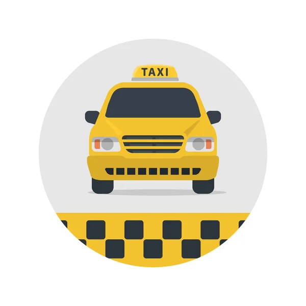 Векторная иллюстрация такси . Лицензионные Стоковые Иллюстрации