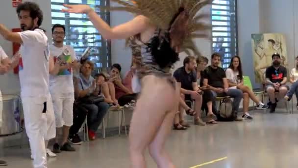 Belle Compétition Danse Carnaval Brésilien — Video