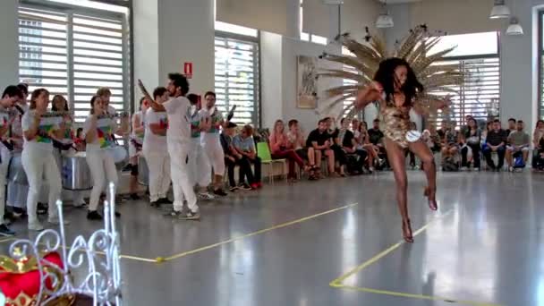 Карнавальный Бразильский Танец Стоковое Видео